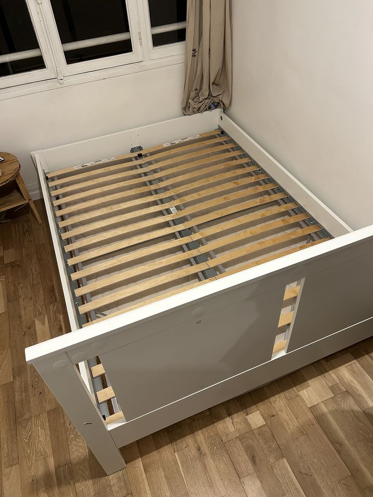 Lit IKEA + sommier 140/200 110 Issy-les-Moulineaux (92)