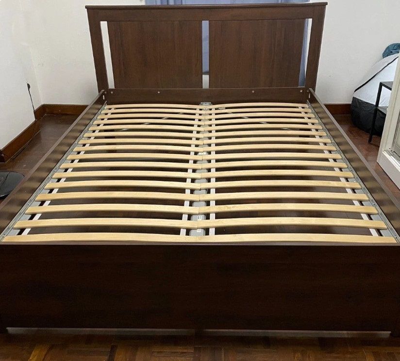 Ikea Songesand Cadre de lit, brun + Somier 170 Montpellier (34)