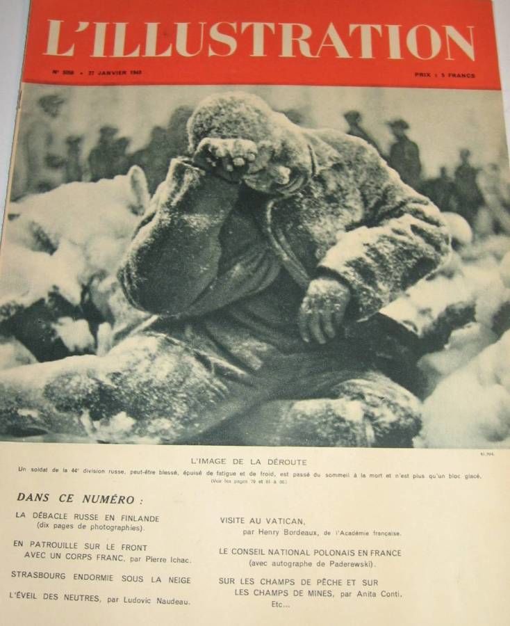 ILLUSTRATION n° 5056 - 27 JANV 1940 - L'ENFER GLACE FINLANDA 4 Roissy-en-Brie (77)