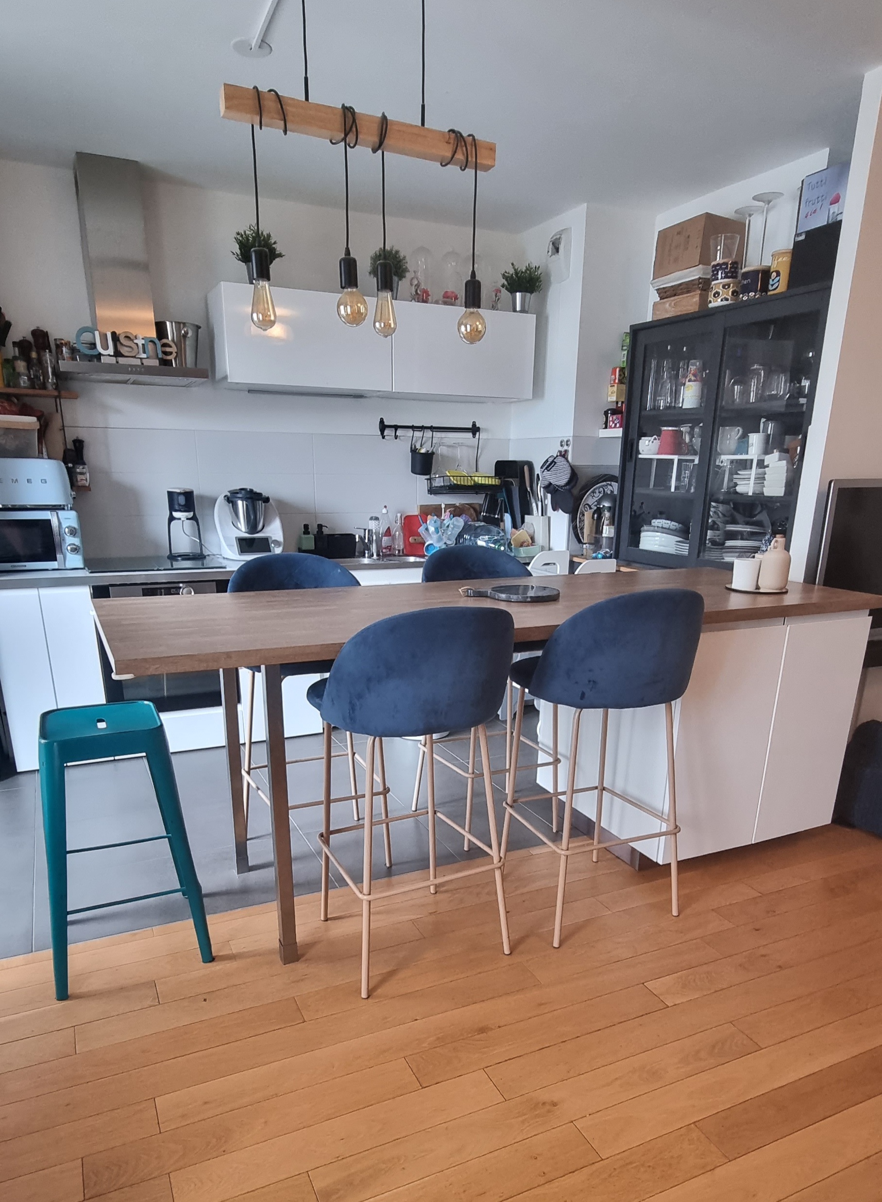 Ilot central cuisine/table haute dinatoire 280 La Garenne-Colombes (92)