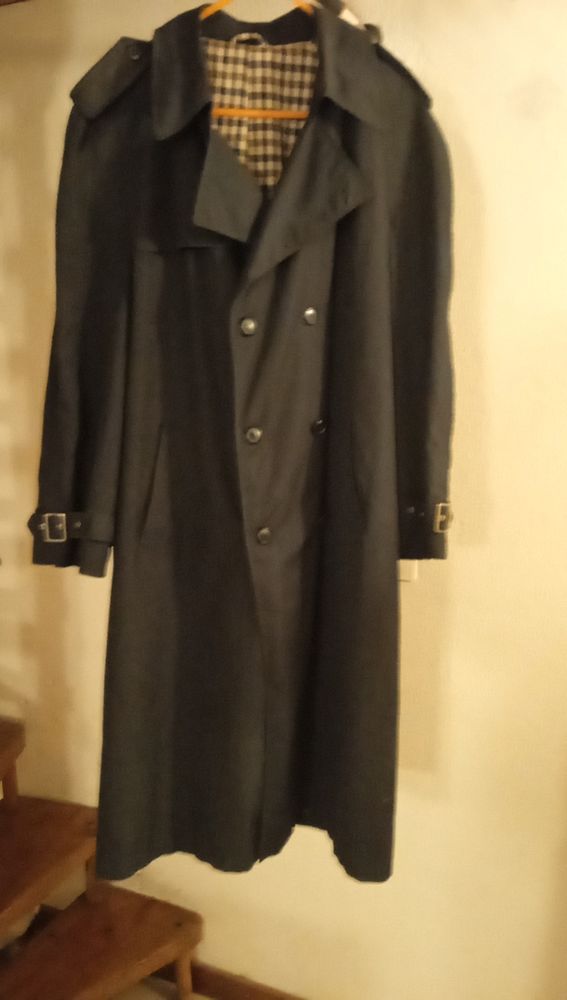 Imperm�able bleu fonc� homme vintage de style 15 Aix-en-Provence (13)