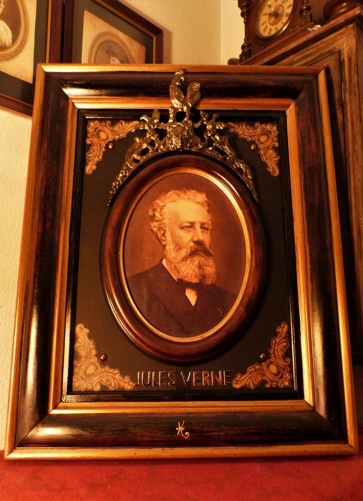 Imposant Tableau  JULES VERNE XIX  Cr�a. Steampunk 150 Mont-de-Marsan (40)