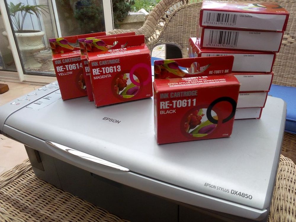 
Imprimante Epson & ses 10 cart. noir & couleurs 30 Saint-Cyr-sur-Loire (37)