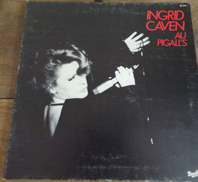 Ingrid Caven au Pigall's Barclay disque vinyle 33 tours 5 Laval (53)