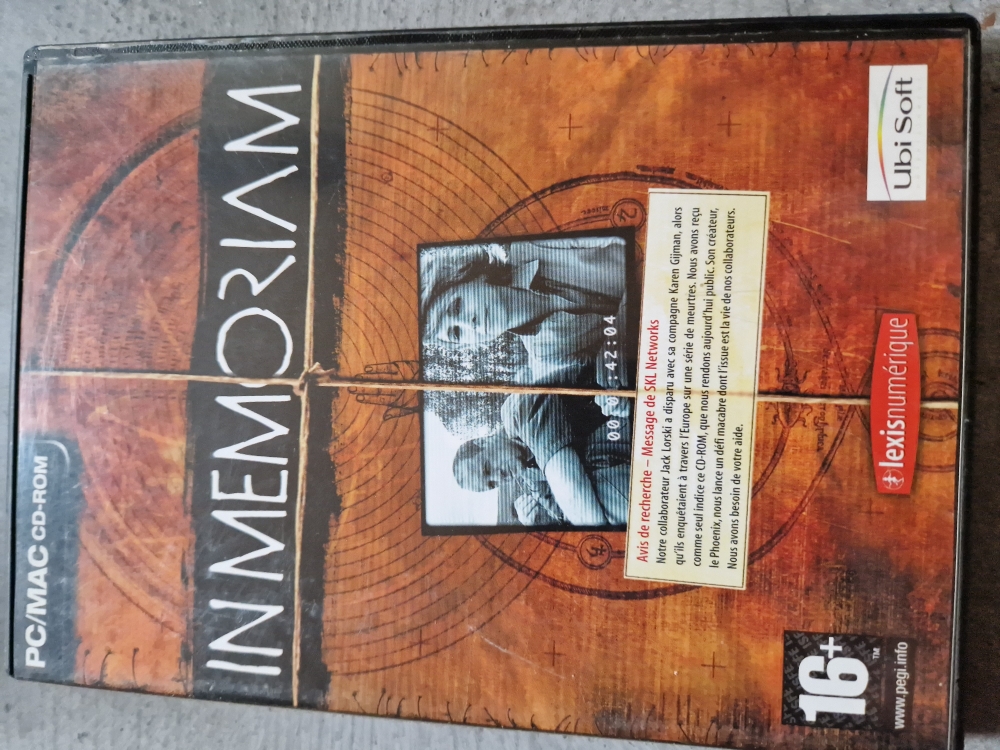 jeu PC inmemoriam 4 Perpignan (66)