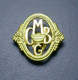 Insigne CMBG en m�tal dor� 10 Montargis (45)