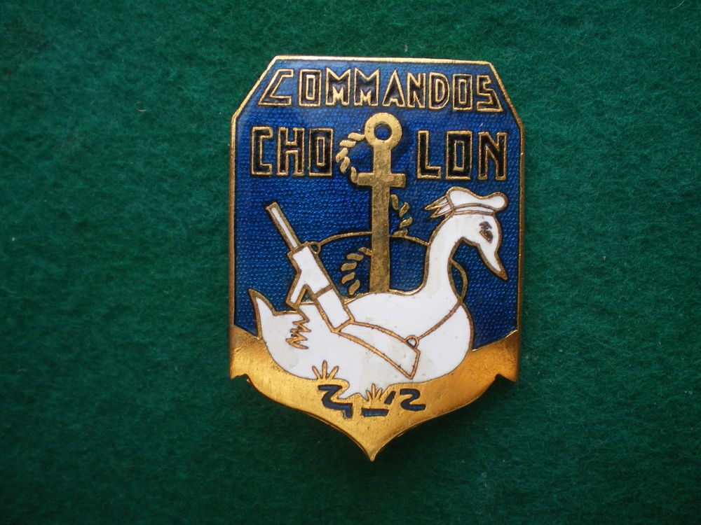 Insigne colonial - Commando CHOLON 45 Caen (14)