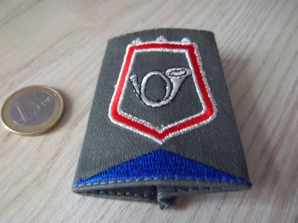 insigne �paulette escadron chasseur � cheval arme blind�e 7 Valognes (50)