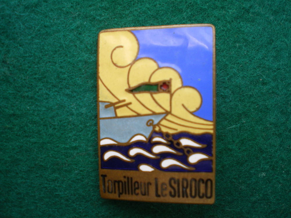 Insigne de Marine - Torpilleur le Siroco 120 Caen (14)