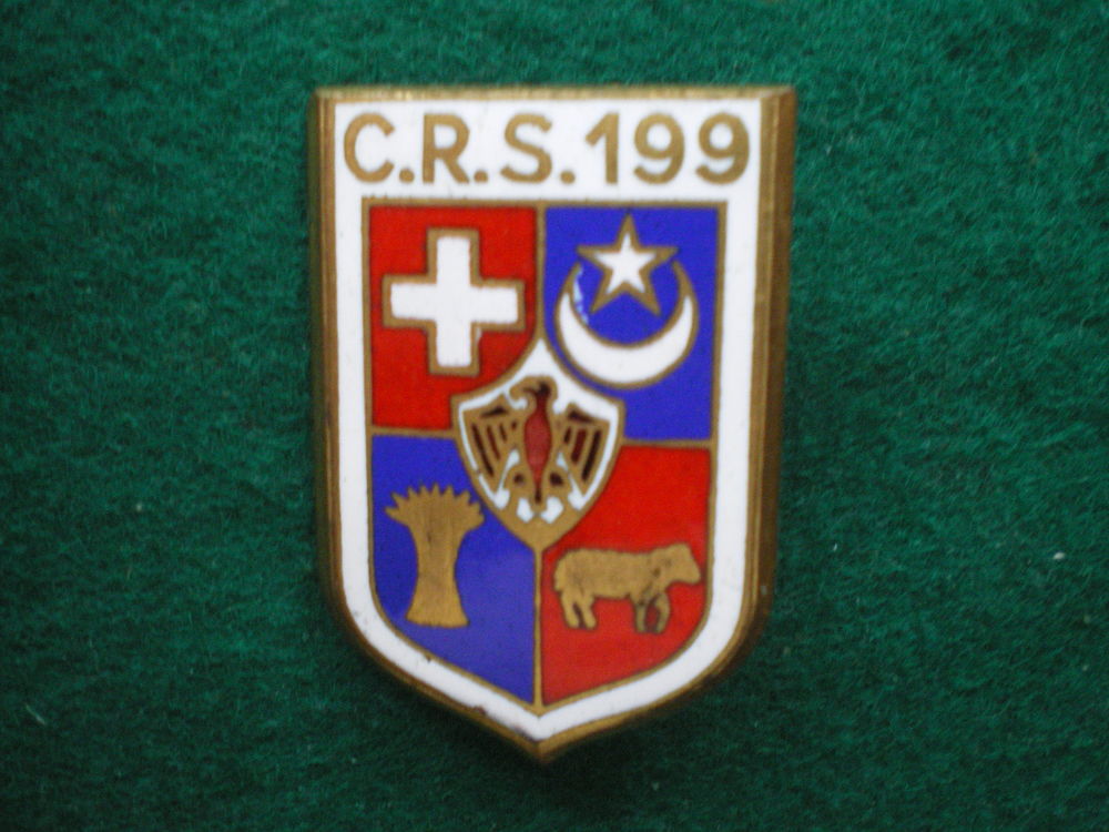 Insigne de Police CRS 199. 