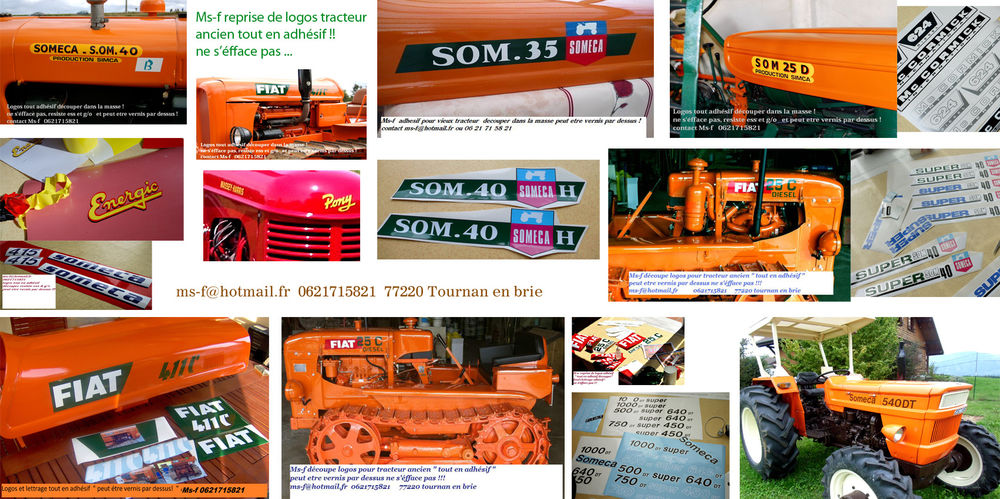 insigne pour capot de vieux engin agricole 1 Tournan-en-Brie (77)