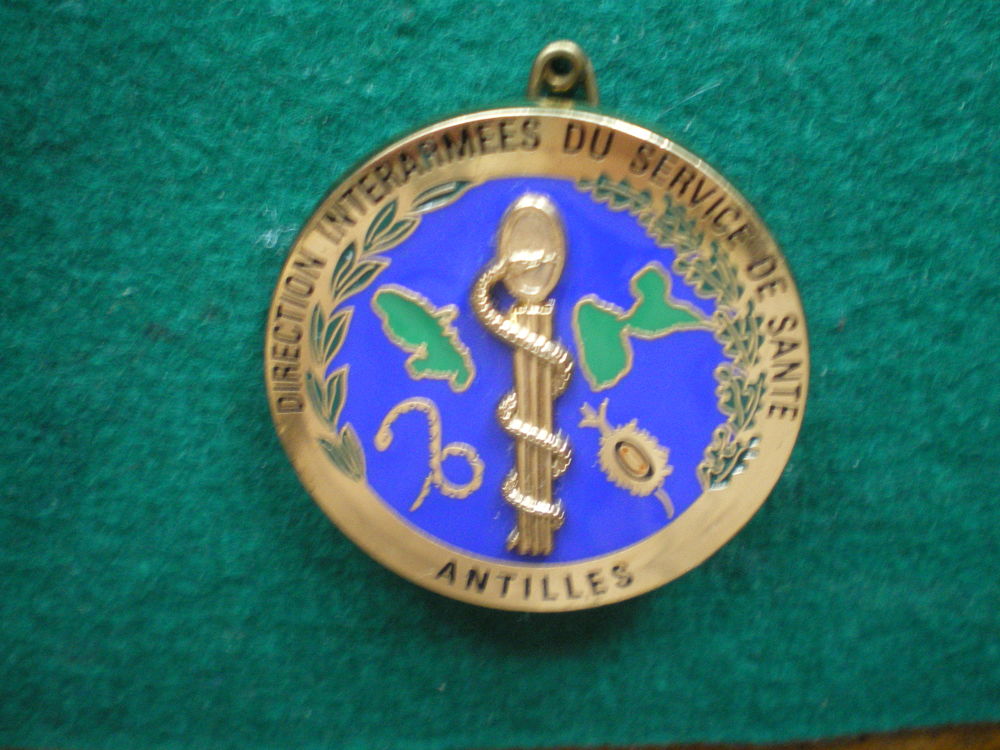 Insigne de Sant� - Direction Interarm�es Service Sant�. 27 Caen (14)