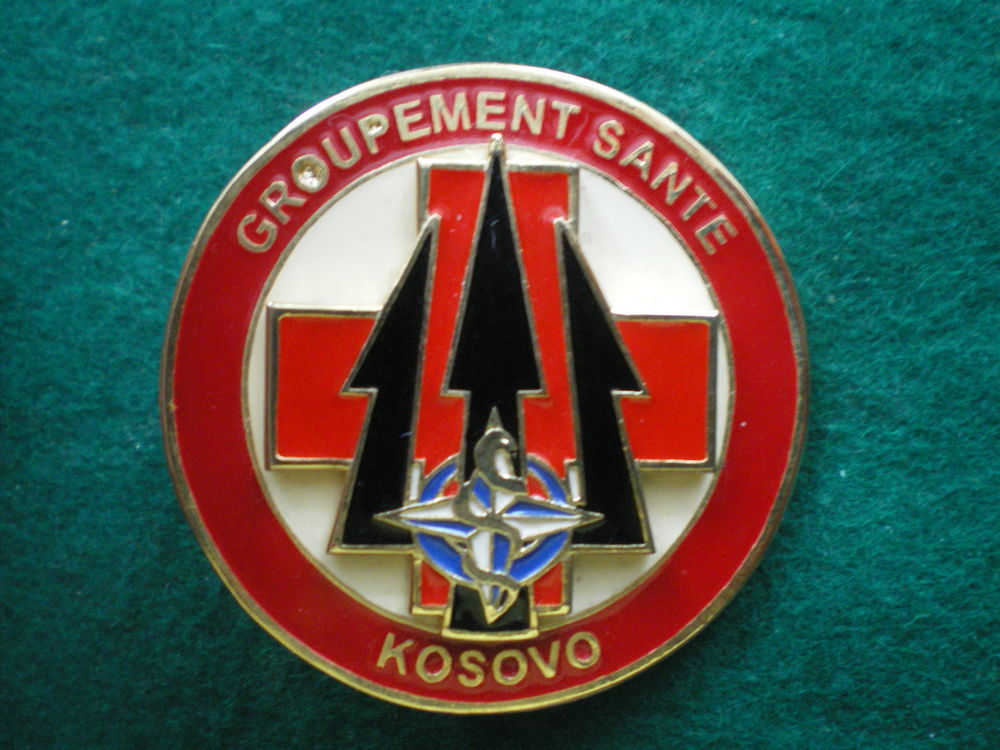 Insigne de Sant� - Groupement Sant� Kosovo. 25 Caen (14)