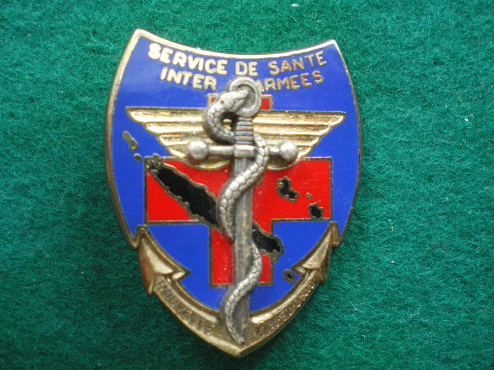 insigne de Santé - Service de Santé Interarmées. 15 Caen (14)