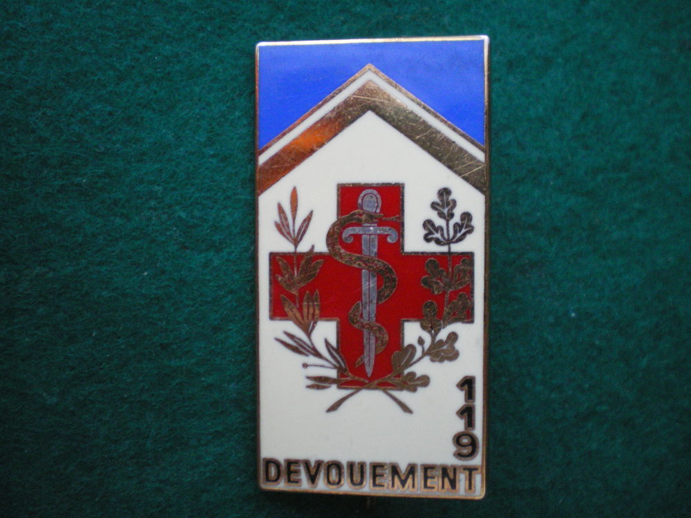 Insigne de Sant� - 119�  E.N.S.S.S.A.T. 30 Caen (14)