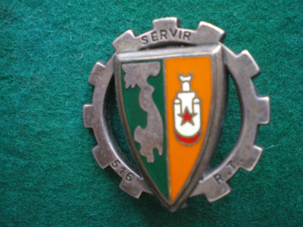 Insigne du Train - 516� R�giment du Train. 6 Caen (14)