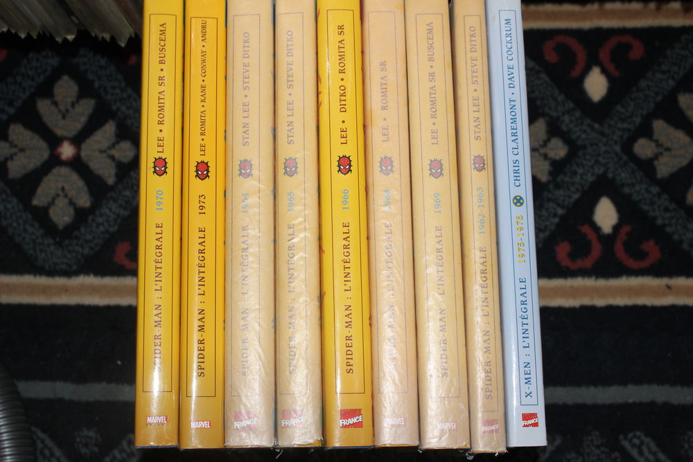  lot l'int�grale spider man + int�grale x men , quasi neuf . 300 Orleans (45)
