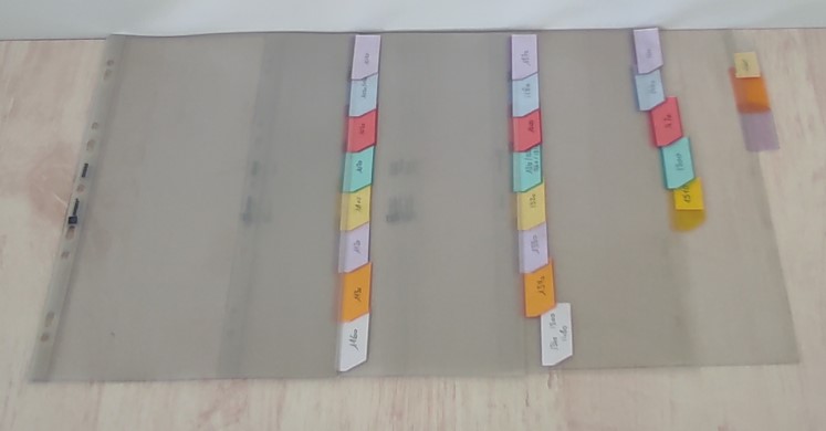 Intercalaires (x24) transparents PVC transparents �pais 2 Metz (57)