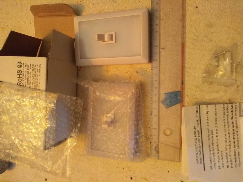 Interrupteur LED repositionnable *2- blanc 8 Sainte-Livrade-sur-Lot (47)