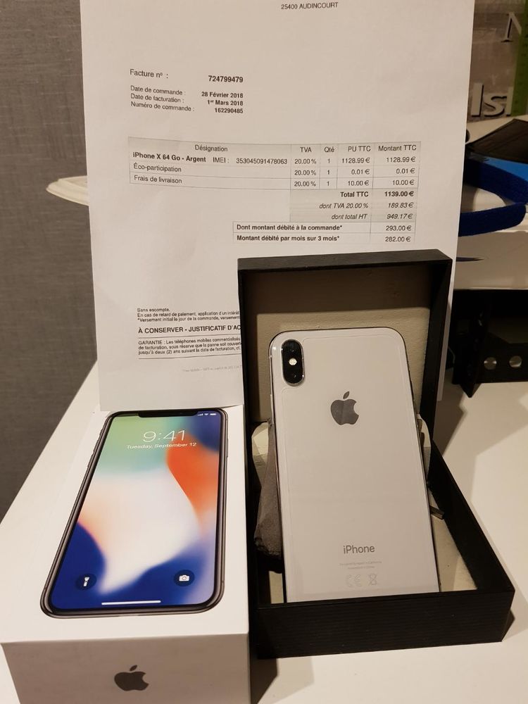 Achetez Iphone X Quasi Neuf Annonce Vente A Audincourt 25 Wb159931156