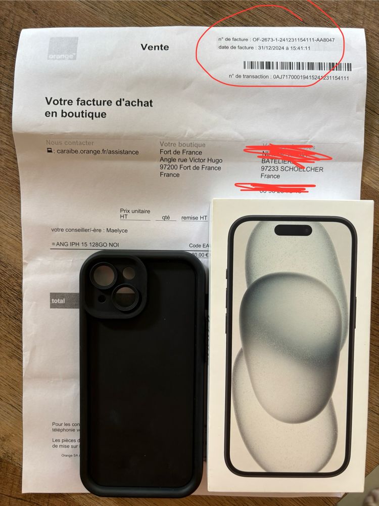 Iphone 15 neuf 128 giga 
770 Sch�lcher (97)