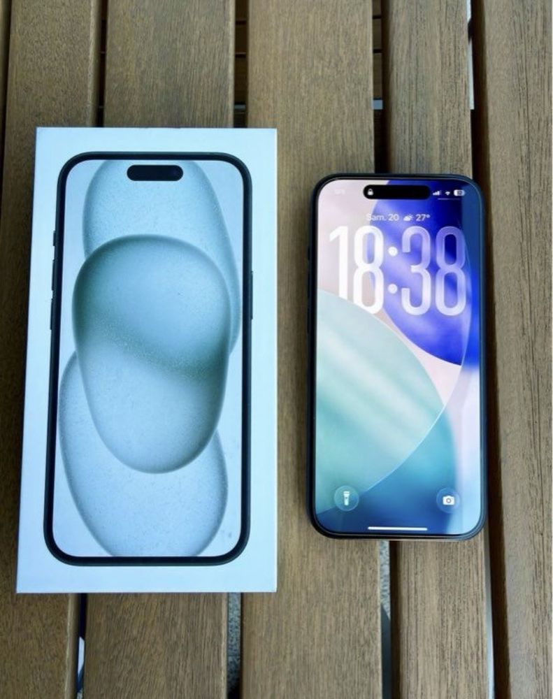 iPhone 15 Noir  SOUS GARANTIE / FACTURE 540 Strasbourg (67)