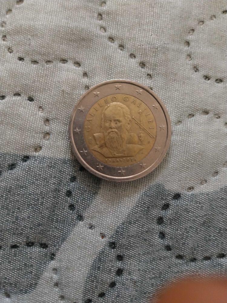 Italie 2014 450e anniversaire de la naissance de Galileo Galilei (n� en 1564) Pi�ce de 2 euros 50 Roissy-en-Brie (77)