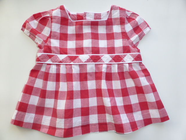 JACADI blouse chemisier rouge vichy  manches courtes 2 ans 8 Rueil-Malmaison (92)