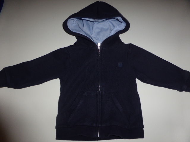 JACADI Gilet  bleu marine zipp� � capuche 12 mois 7 Rueil-Malmaison (92)
