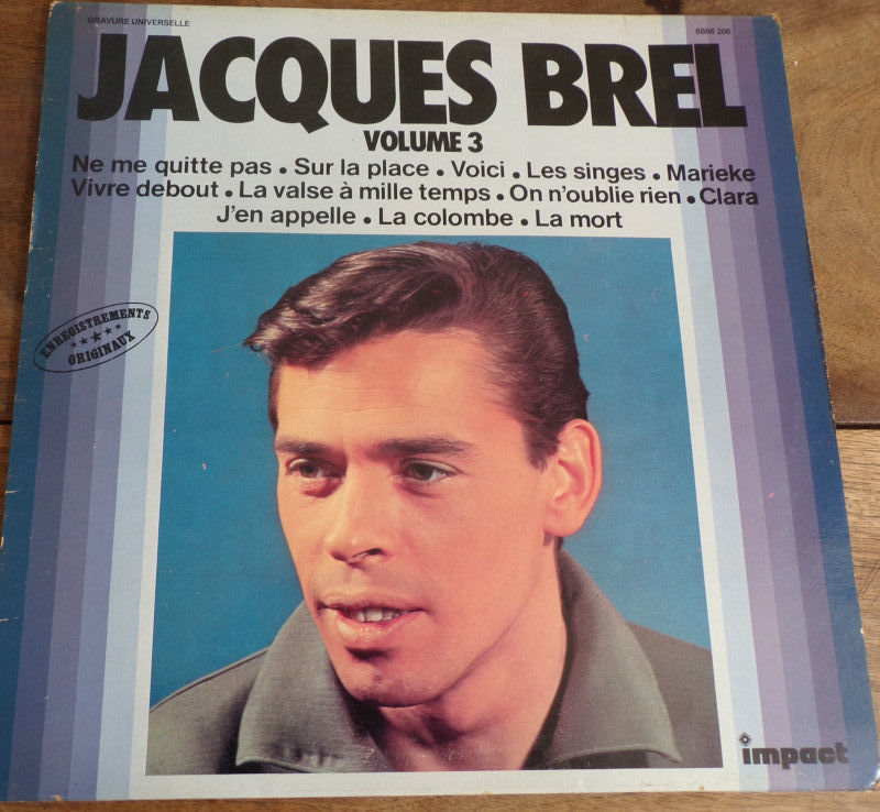 Jacques Brel le disque d' or disque vinyle 33 tours  5 Laval (53)