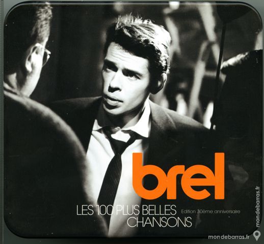 Jacques Brel - 100 plus belles chansons 5CD 15 Valenciennes (59)