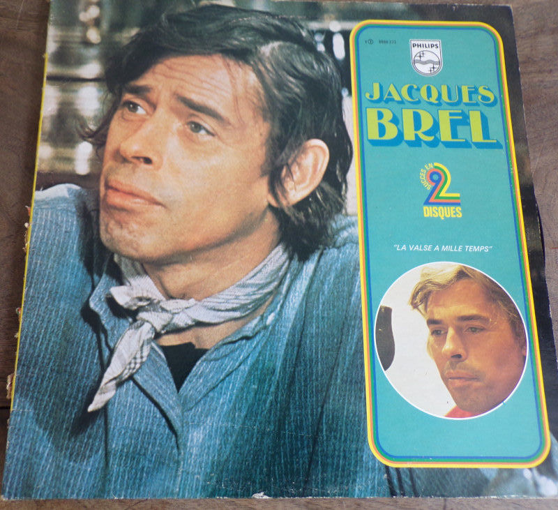 Jacques Brel succ�s en 2 disques vinyles 33 tours 3 Laval (53)