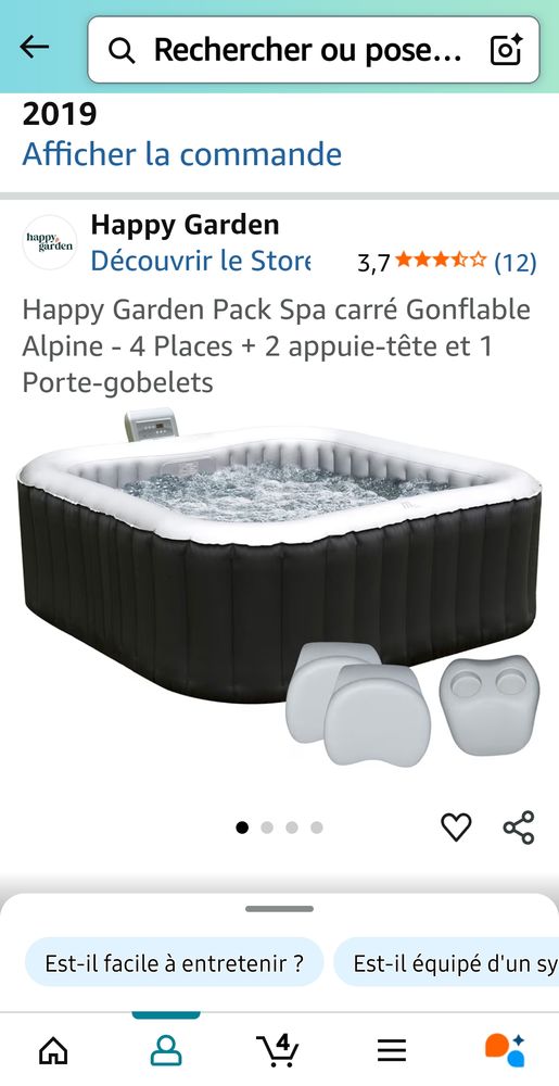 Jacuzzi 4 places tr�s bon �tat 150 Saint-Maur-des-Foss�s (94)