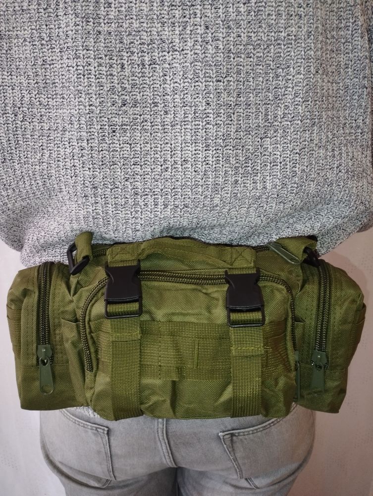 jamais utilis� sac banane dorsale bandouli�re poign�e tactique nylon oxford Tie bike 25 Cartigny (80)