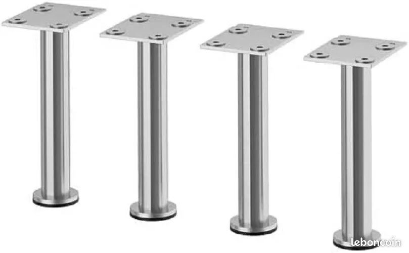 Jambes en acier inoxydable Ikea CAPITA 16 cm 6 1/4  18612 00 14 Serres-Castet (64)
