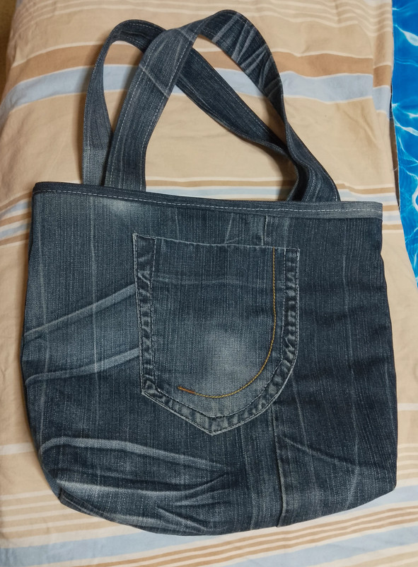 Sac en jean d�lav� fait main 10 Riedisheim (68)