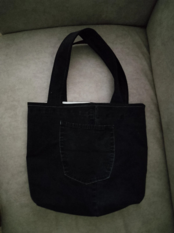 Sac en jean d�nim noir fait main 10 Riedisheim (68)