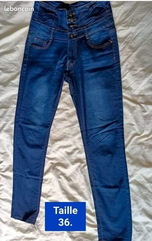 jean femme taille haute T36 20 Forbach (57)