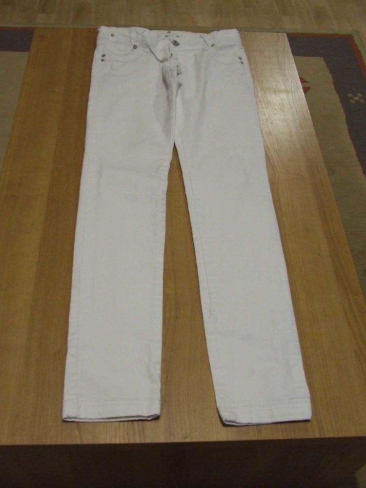 Jeans basic denim, MIM, Blanc, T. 38, TBE 8 Bagnolet (93)