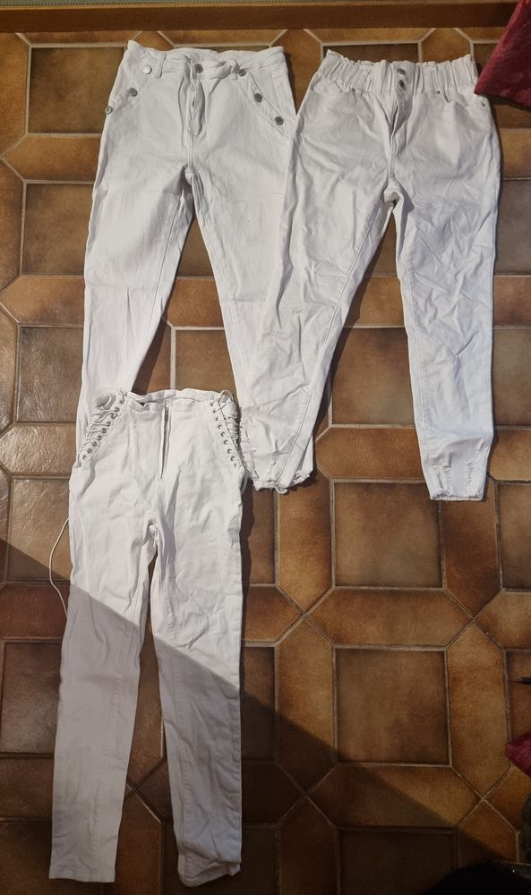 Lot de 3 jeans blanc pour femme taille 38 (M) 7 Vulbens (74)