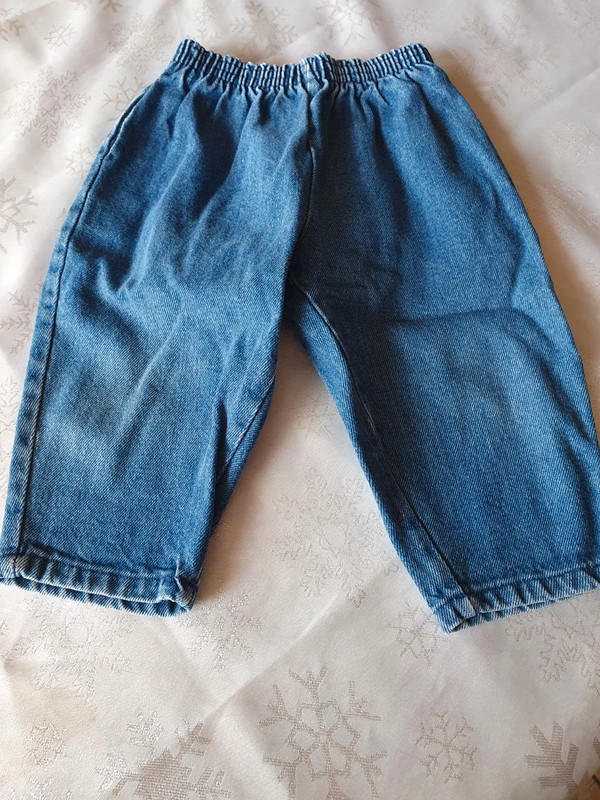 Jeans - 12 mois 
taille �lastique 1 Aubvillers (80)