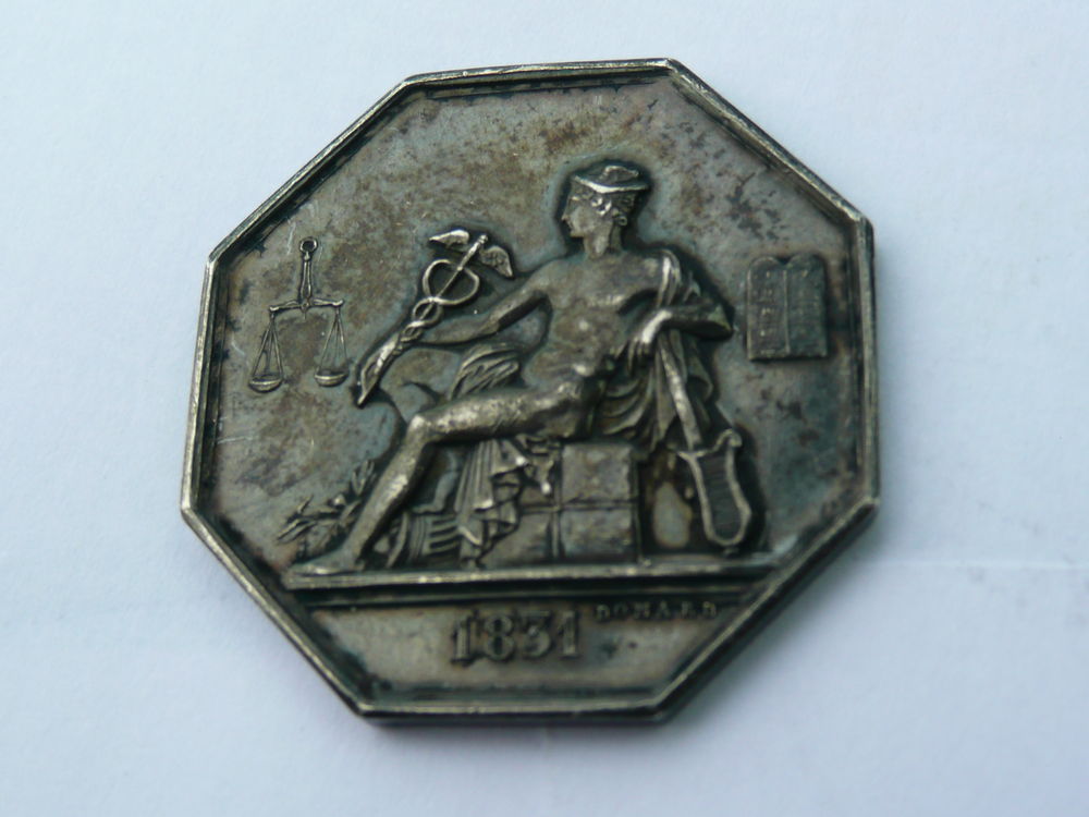 Jeton Commissaires Experts du Gouvernement 1831 51 Bordeaux (33)
