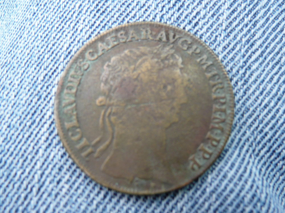 Jeton Copiant un sesterce de Claude 45 Bordeaux (33)