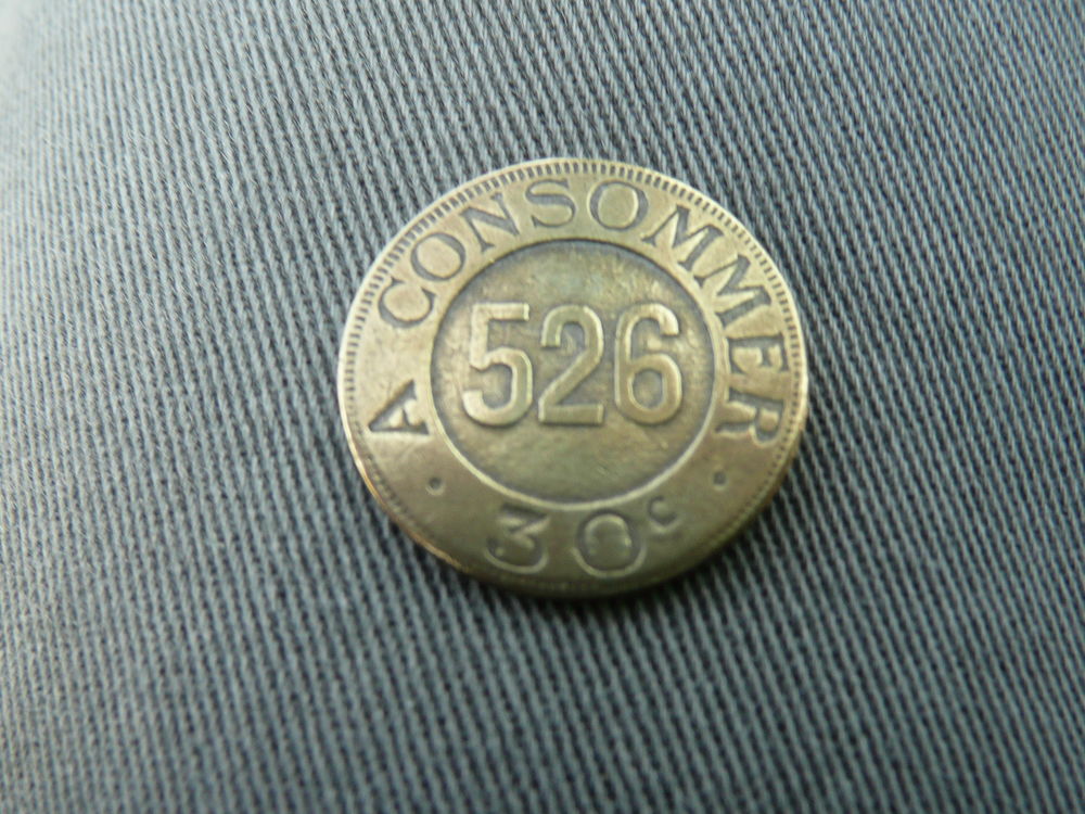 Jeton n�cessit� A consommer 30 centimes 1 Bordeaux (33)