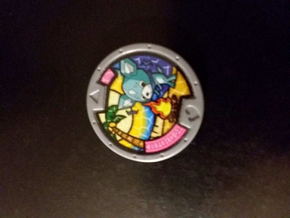 Jeton  yokai watch  1 euro piece 1 Faulx (54)