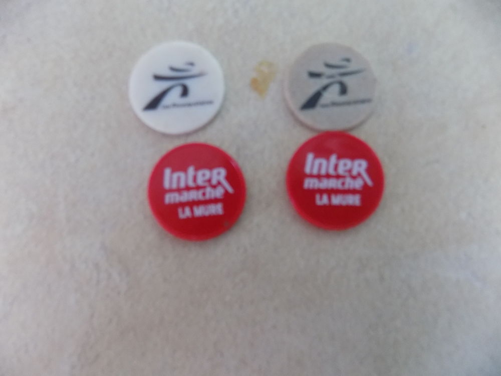 lot jetons publicitaires 1 La Motte-d'Aveillans (38)