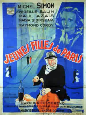 JEUNES FILLES DE PARIS ( mireille  Balin ) 1937 0 Malo Les Bains (59)