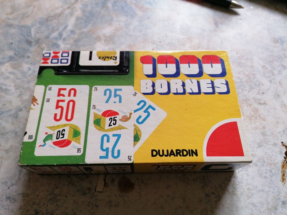 Jeux 1000 bornes 1971 collection parfait �tat complet 
120 Villeurbanne (69)
