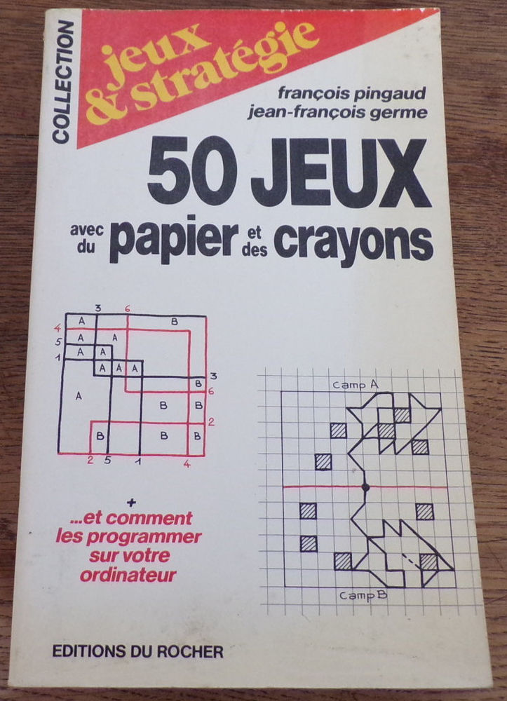 50 jeux avec du papier et des crayons Fran�is Pingaud et Jea 10 Laval (53)