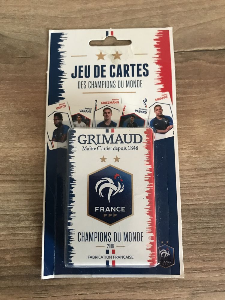 Jeux de cartes  �� Champions du monde 2018 de football �� 10 Saleilles (66)